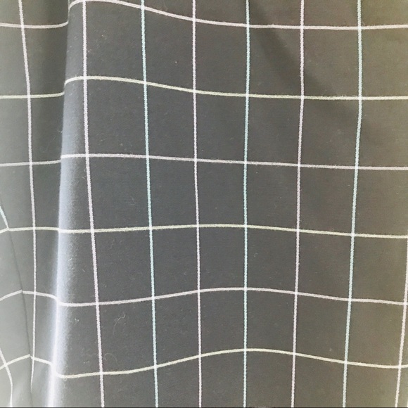 NWT J. Jill Essential Cotton Stretch Navy Plaid - Picture 3 of 10